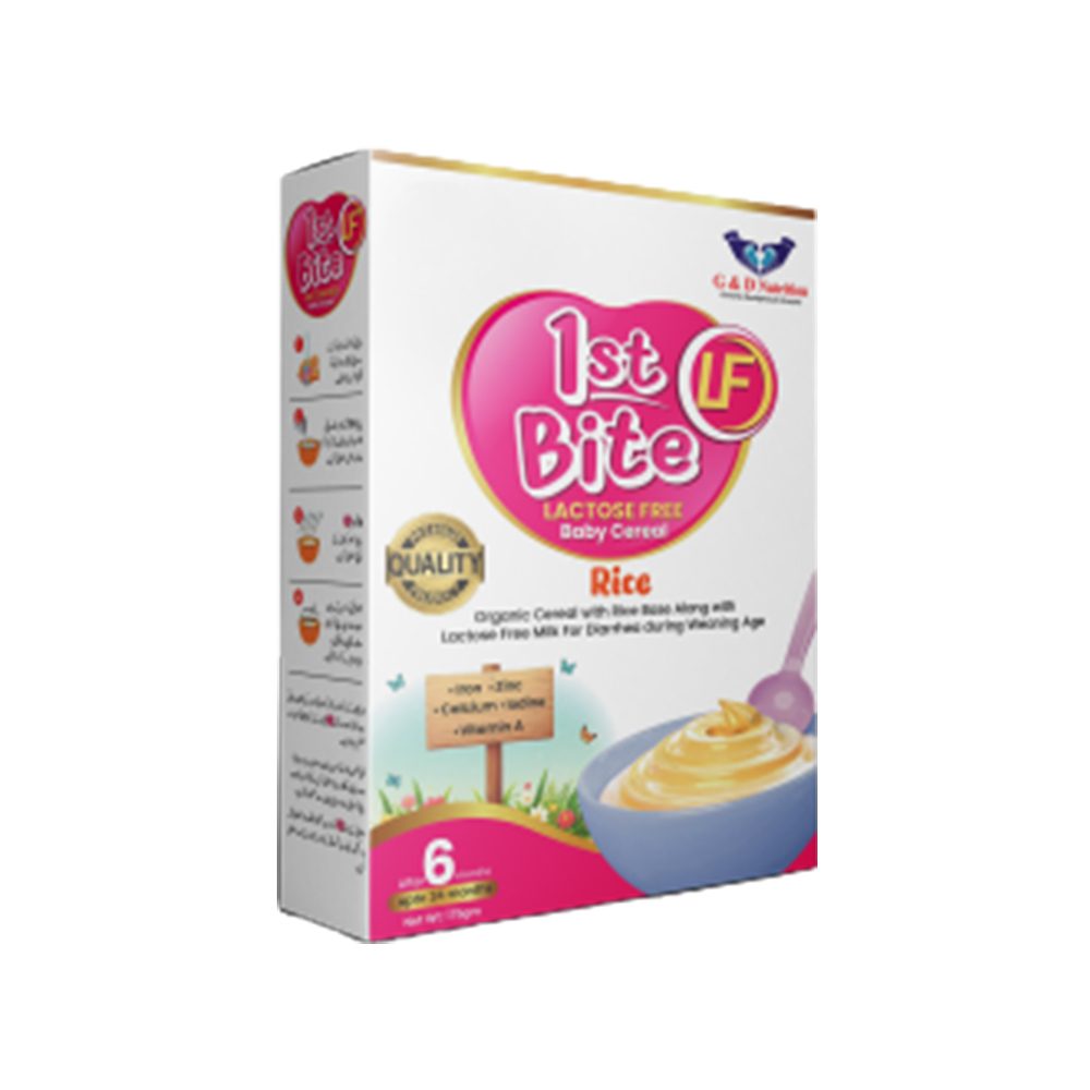 1st Bite LF Rice – Lactose Free Baby Cereal