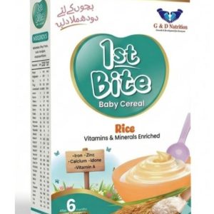 1st Bite Rice – Vitamins & Minerals Enriched.
